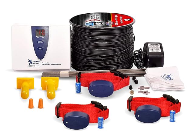 Extreme Dog Fence Ultimate Underground Electric Dog Fence - 3 Dog 1000 of 20 Gauge Boundary Wire Standard