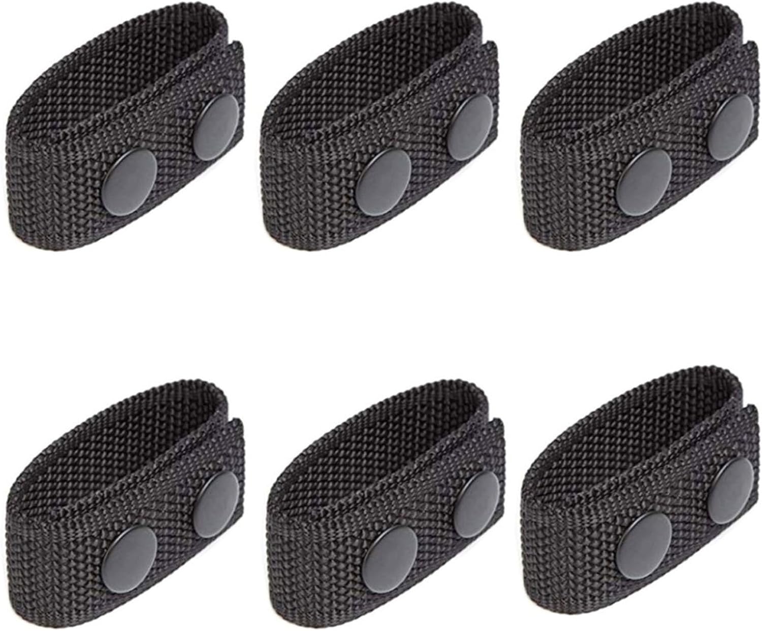 6PCS Belt Keepers for Duty Belt, Duty Belt Keepers, Nylon