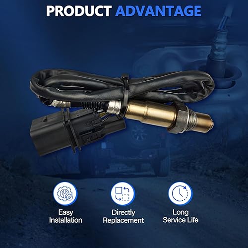 Miniatura 4 de MAXFAVOR Sensor de relación de combustible de aire de repuesto para Mazda 3 2004 2005 2006 2007 2008 2009 2.0L 2.3L Sedan Hatchback 234-9085 O2