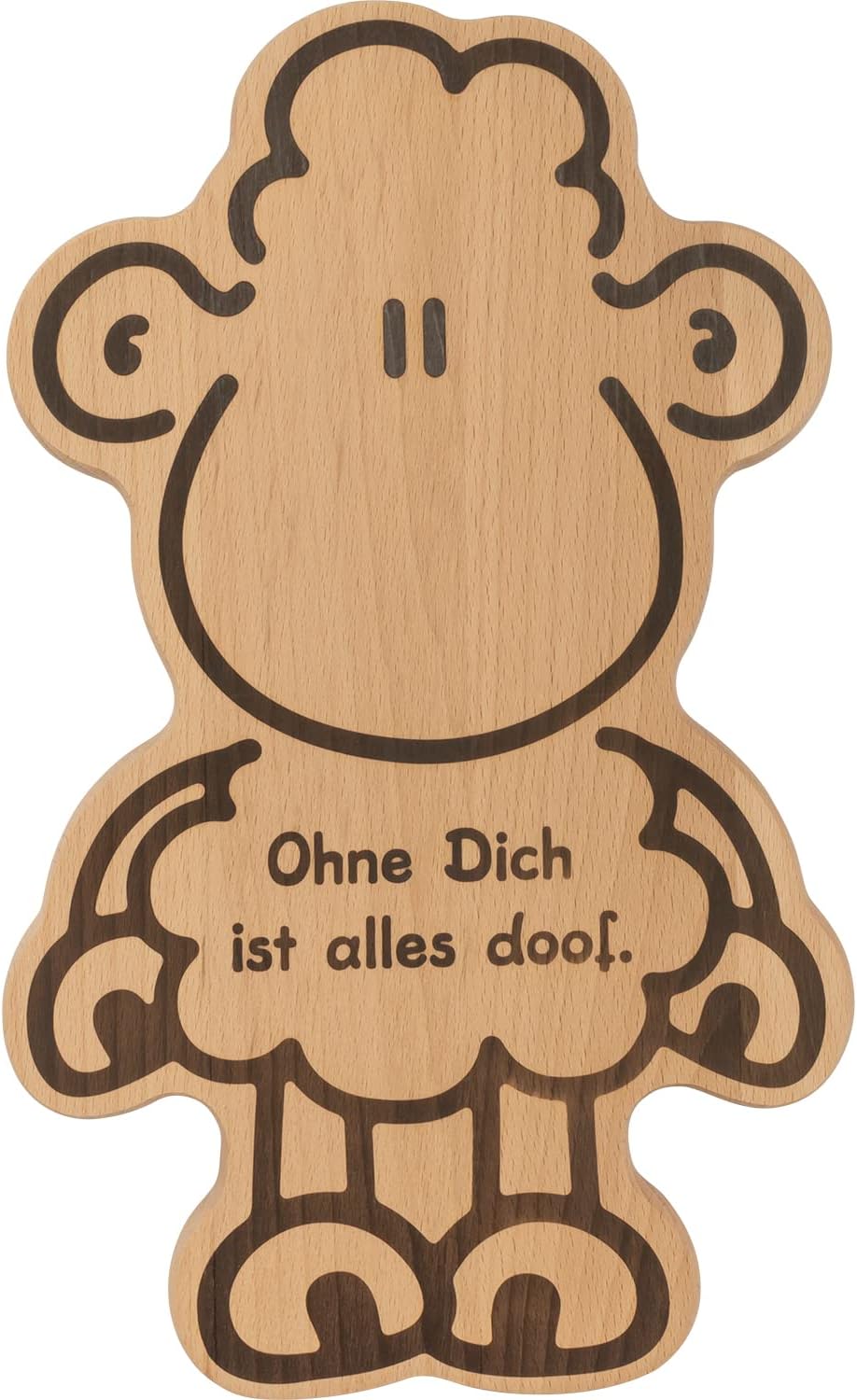 Ohne Dich Ist Alles Doof Bilder Amazon.de: Sheepworld Holzbrett »Ohne Dich ist alles doof« | Brettchen