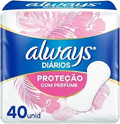 Always Protetor Diário Com Perfume 40 Unidades