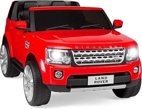 Best Choice Products 12V 3.7 MPH 2-Seater Licensed Land Rover Ride On Car Toy w/Parent Remote Control, MP3 Player - Red