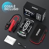 ACEZUK Booster Batterie Voiture 12V, Démarreur de Batterie de Voiture - 8