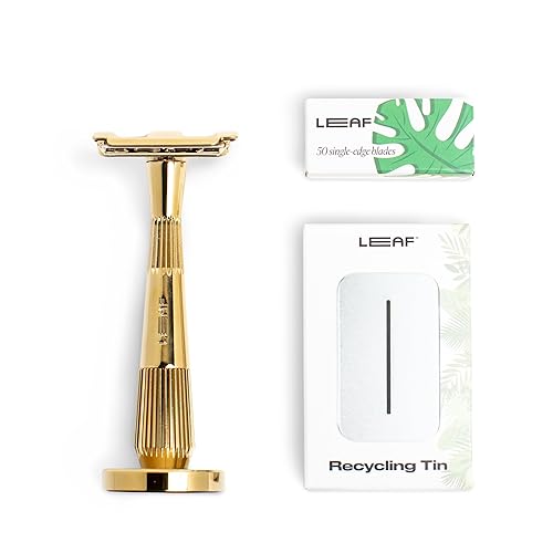 Miniatura 10 de Leaf Shave El juego de maquinilla de afeitar Twig, Mercury incluye 1 maquinilla de afeitar ramita, 1 soporte de maquinilla de afeitar a juego, 1