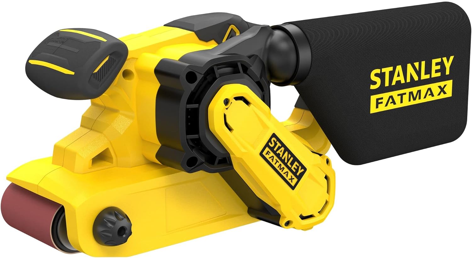 STANLEY FATMAX | 1,010 W Corded Belt Sander - Variable Speed 0‑380 m/min, 75 × 533 mm Belt for Surface Prep, Includes Dust Bag & Case