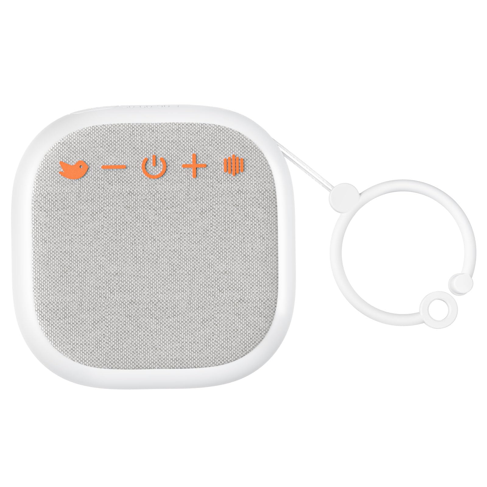 PopoIron Rumori Bianchi per Neonato Portatile, Rumore Bianco con 17 Suoni Rilassanti, 20 Livelli di Volume, Timer, Funzione di Memoria, Ricaricabile, per il Sonno del Bambino Durante Adulti i Viaggi