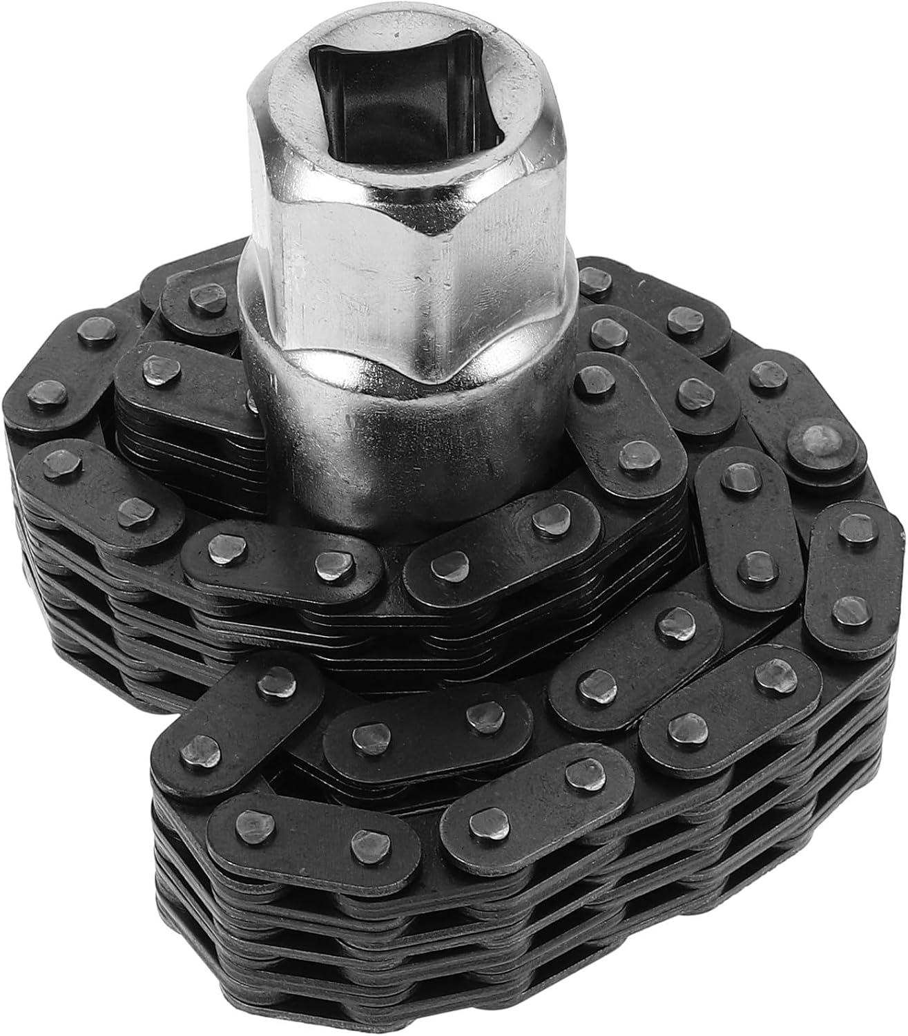 Chain Oil Filter Wrench Steel Ratchet Drive Tool for Mechanics