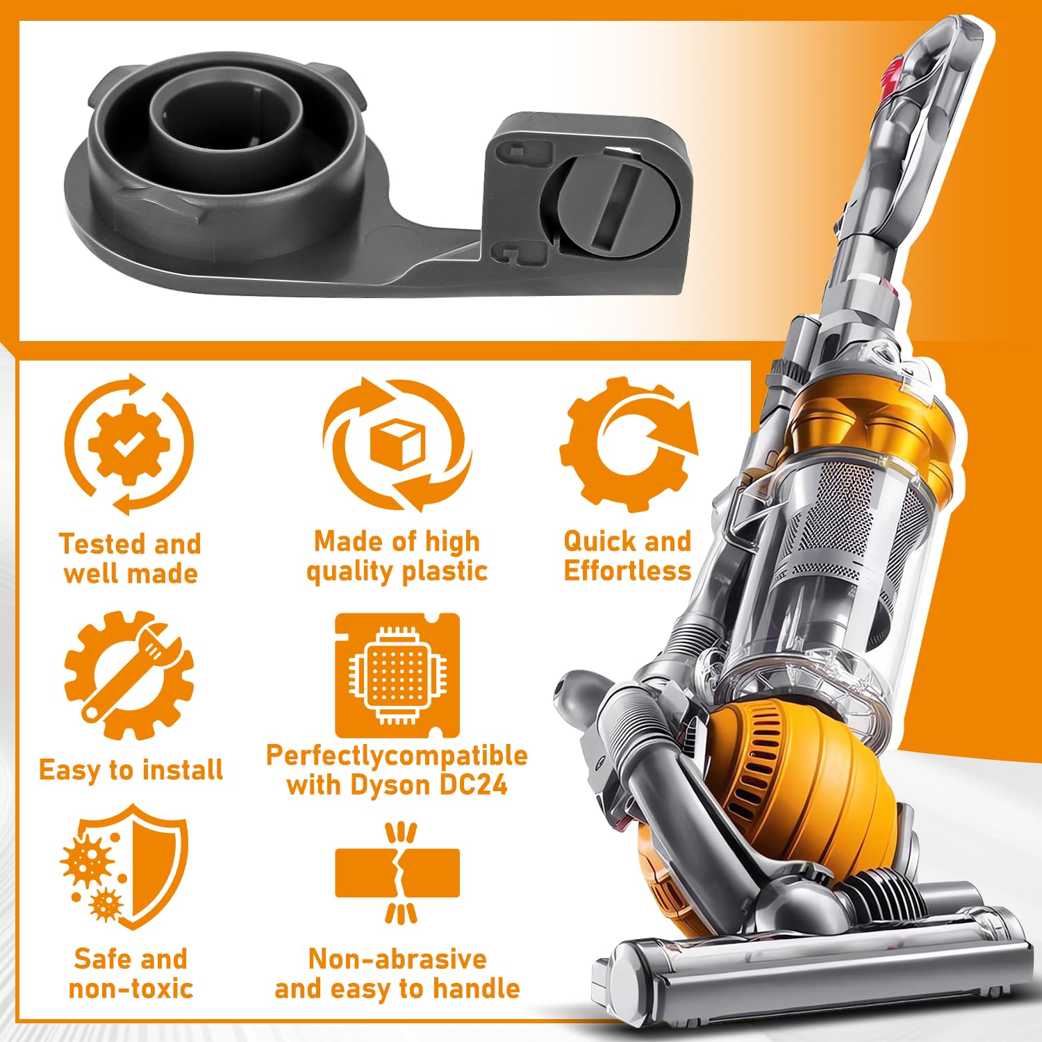 Amazon.com: HASMX 915934-01 Brush Roll End Cap Assembly, Vacuum