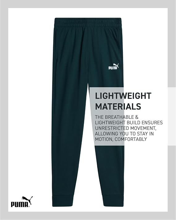 PUMA Boys 2 Pack French Terry Active Jogger Sweatpants (Sizes S-XL) | Soft Comfortable Fabric, Flexible Performance Fit, Great for School, Gym & Everyday Active Wear