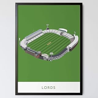 Lords Cricket Poster - Lord's Cricket Ground Minimalist Art Print