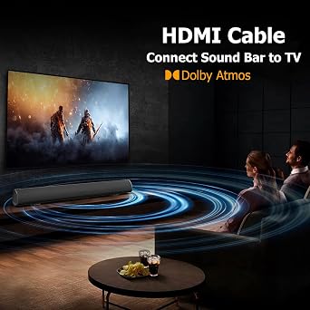 4K HDMI Cable 3 FT 10-Pack, 3FT HDMI Cord 4K@60Hz, Shielded HDMI Cord Support HDCP 2.2, HDR, 3D, eARC, ARC & CL3 Rated | for TV, Laptop, Monitor, PS5, PS4, Xbox One, Fire TV, Soundbar, Roku & More