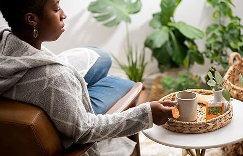 Miniatura 5 de Organic India Tulsi Tea - Té orgánico de respiración inmune, sin cafeína, vegano, sin gluten, suplemento de hierbas sin transgénicos con Pushkarmool