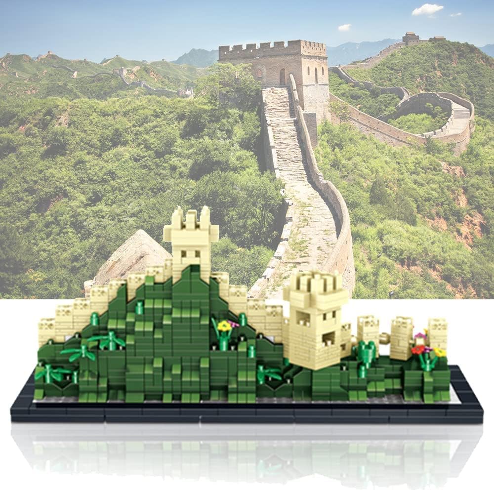 Blocs De Construction Darchitecture Chinoise, 4574Pièces Le Pavillo Du Palais De La Lune Architecture Maquette Jeu De Const Amz