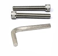 Vista 147 de iexcell 25 piezas M4 x 60/65/70/75/3.150 in paso de rosca 0.028 in acero inoxidable 304 cabeza hexagonal Tornillos Tornillos surtido Kit