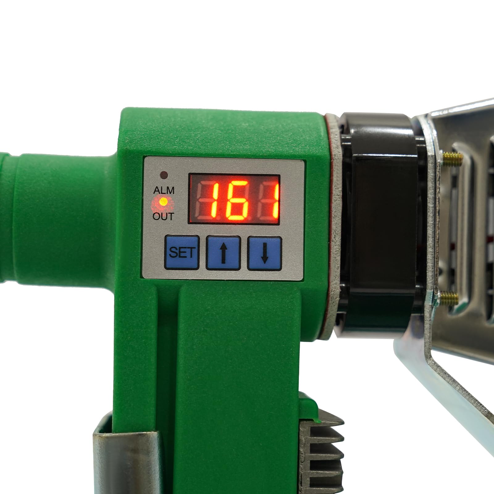 Plastic pijp lasmachine, Ppr Pipe Fusion lasser met dubbele warmteafvoer, digitale display Hot-melt plastic waterpijp lasser voor Ppr Pe Pp (20-63mm) buizen, temperatuur 0-320°C,#63