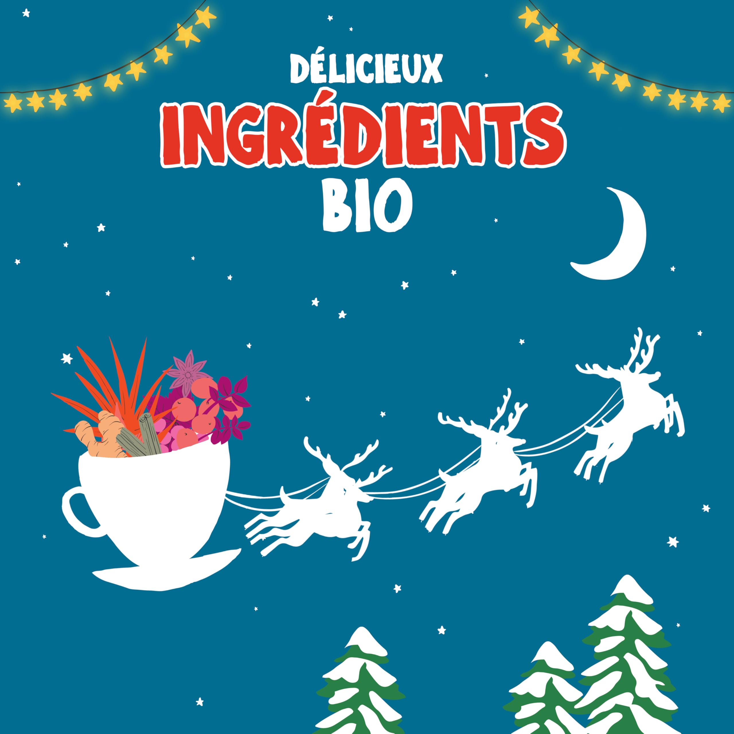 CLIPPER - Calendrier de l'Avent - Thés & Infusions - Bio - 24 sachets | Idée Cadeau Noël - Ingrédients Bio - 100% naturels