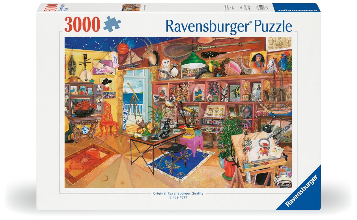 Ravensburger - Puzzle Adulte - Puzzle 3000 pièces - La curieuse Collection - Adultes et Enfants à partir de 14 Ans - Puzzle de qualité supérieure fabriqué en Europe - Art - 17465