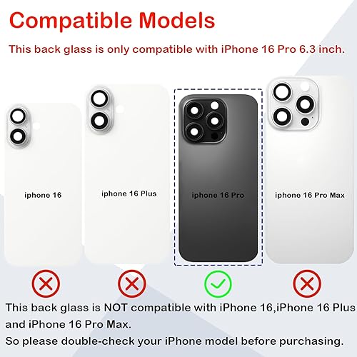 Vista 62 de Reemplazo de cristal trasero OEM para iPhone Xs Max 6.5 pulgadas con kit de herramientas de reparación profesional (gris espacial)