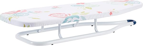 Amazon Basics Tabletop Ironing Board with Floral Design