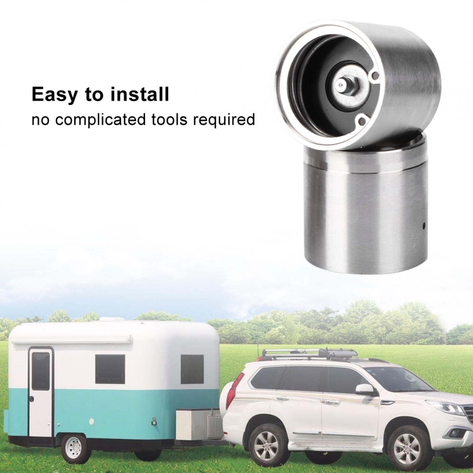 Trailer Bearing Buddy, 4pcs 1.98in Trailer Bearing Buddy Rplacement con sujetador protector