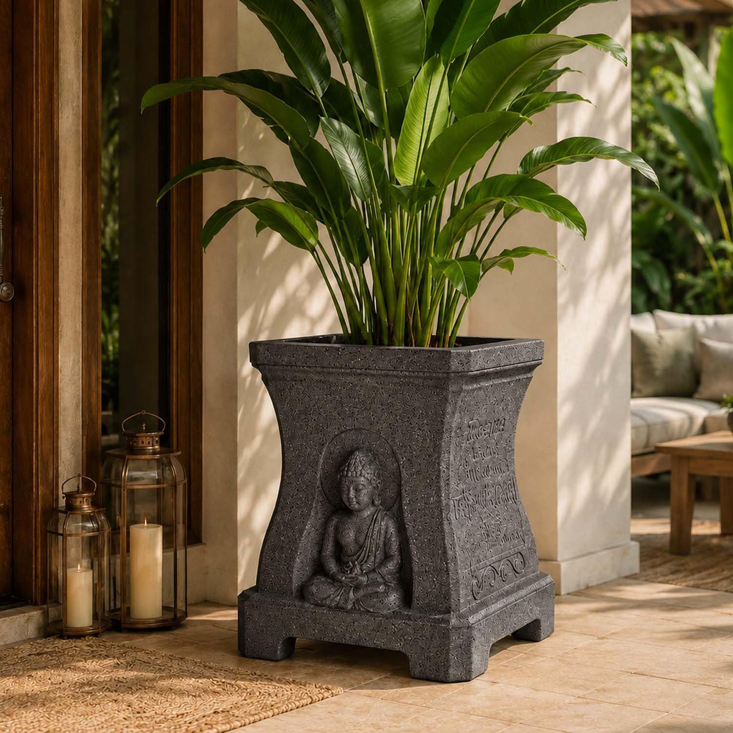 Go Hooked Tulsi Pot - Traditional Indian Planter -13