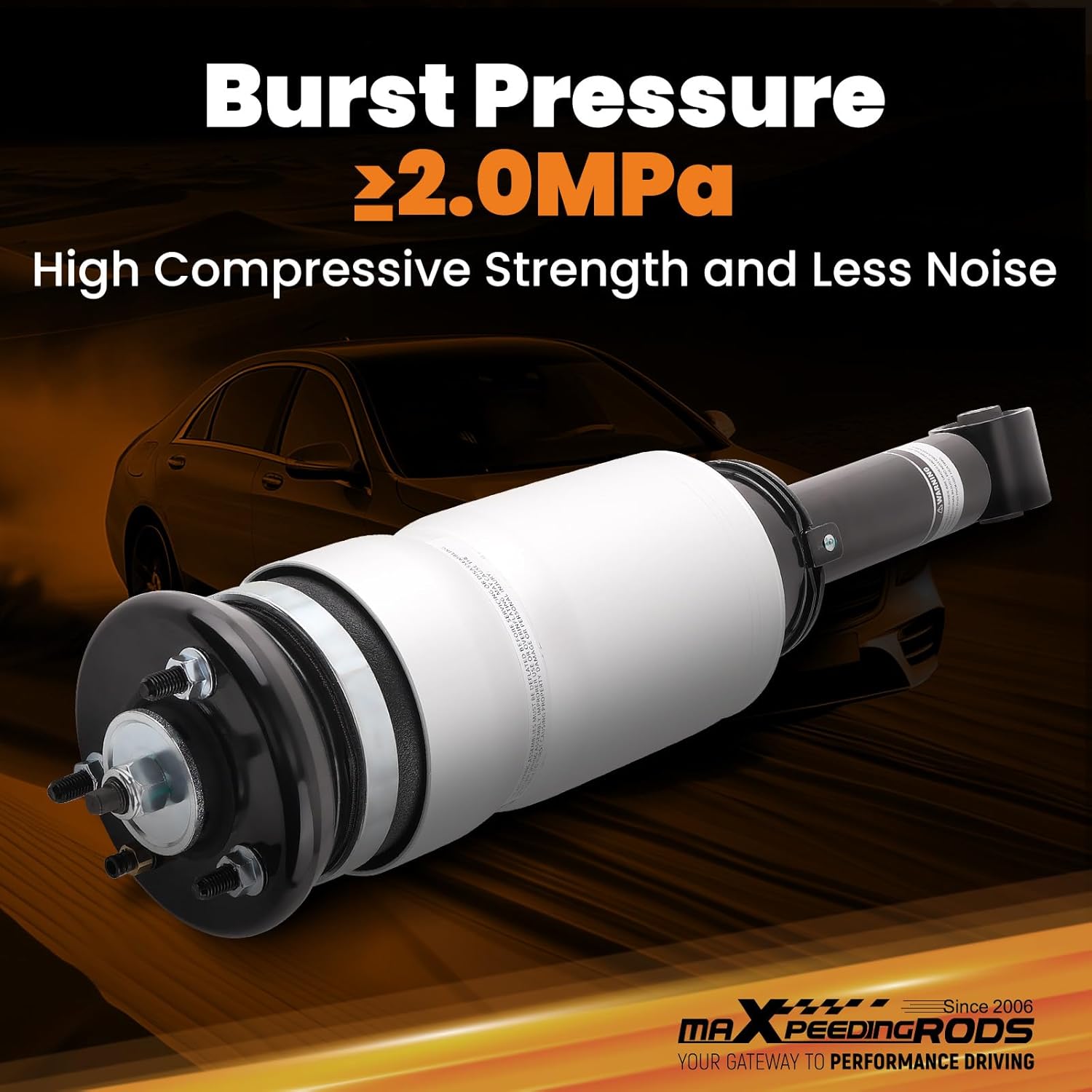 maXpeedingrods Pair Front Air Suspension Strut for Range Rover Sport 2006-2014 for Land Rover LR3 2005-2009 LR4 2010-2014 Shock Absorber RNB501250