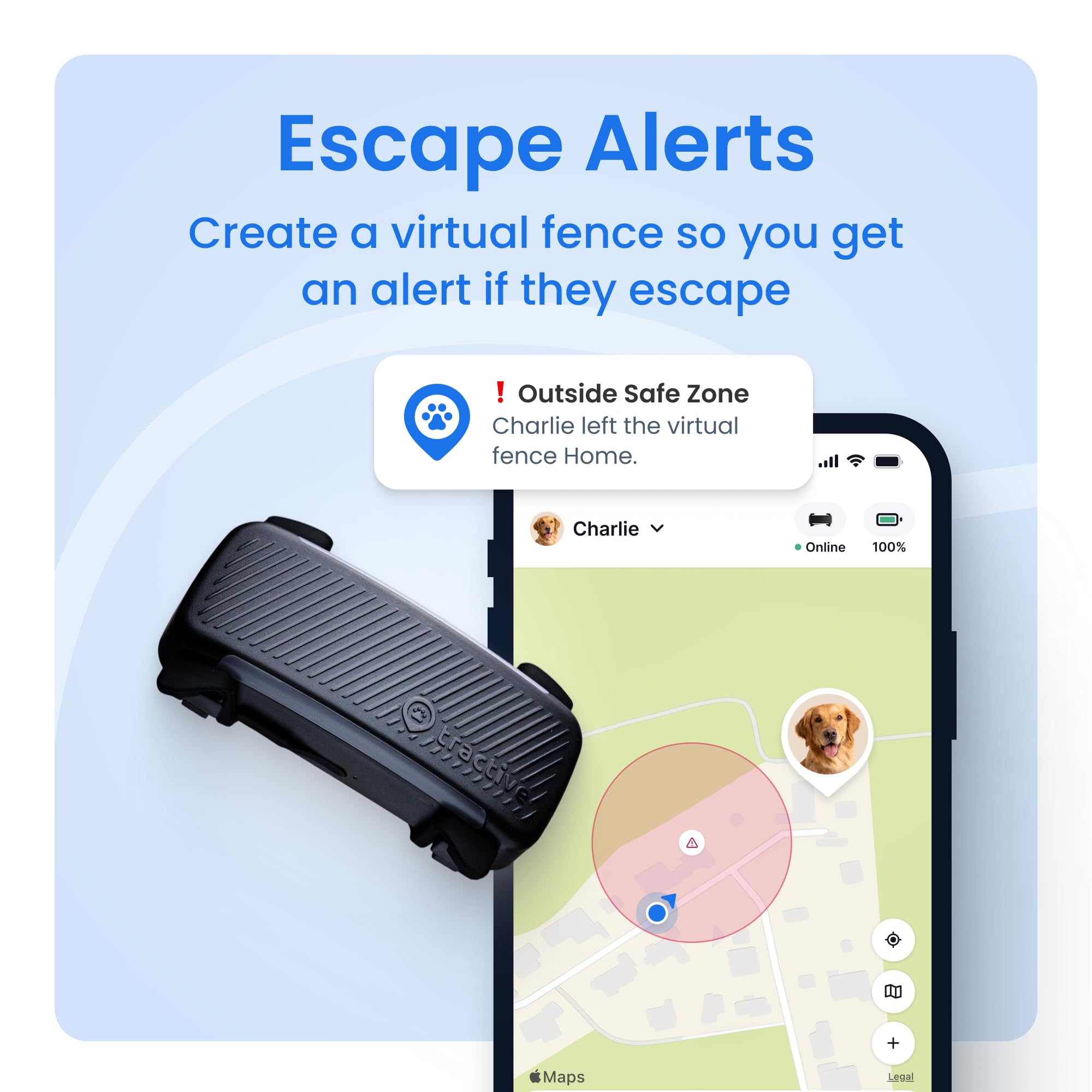 Amazon.co.jp: Tractive GPS ドッグトラッカー (2025年発売