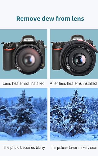 Miniatura 5 de Calentador de lente, calentador de rocío LOSHARP para lente de cámara, calentador de lente USB para calentar y desempañar la cámara y el espejo de