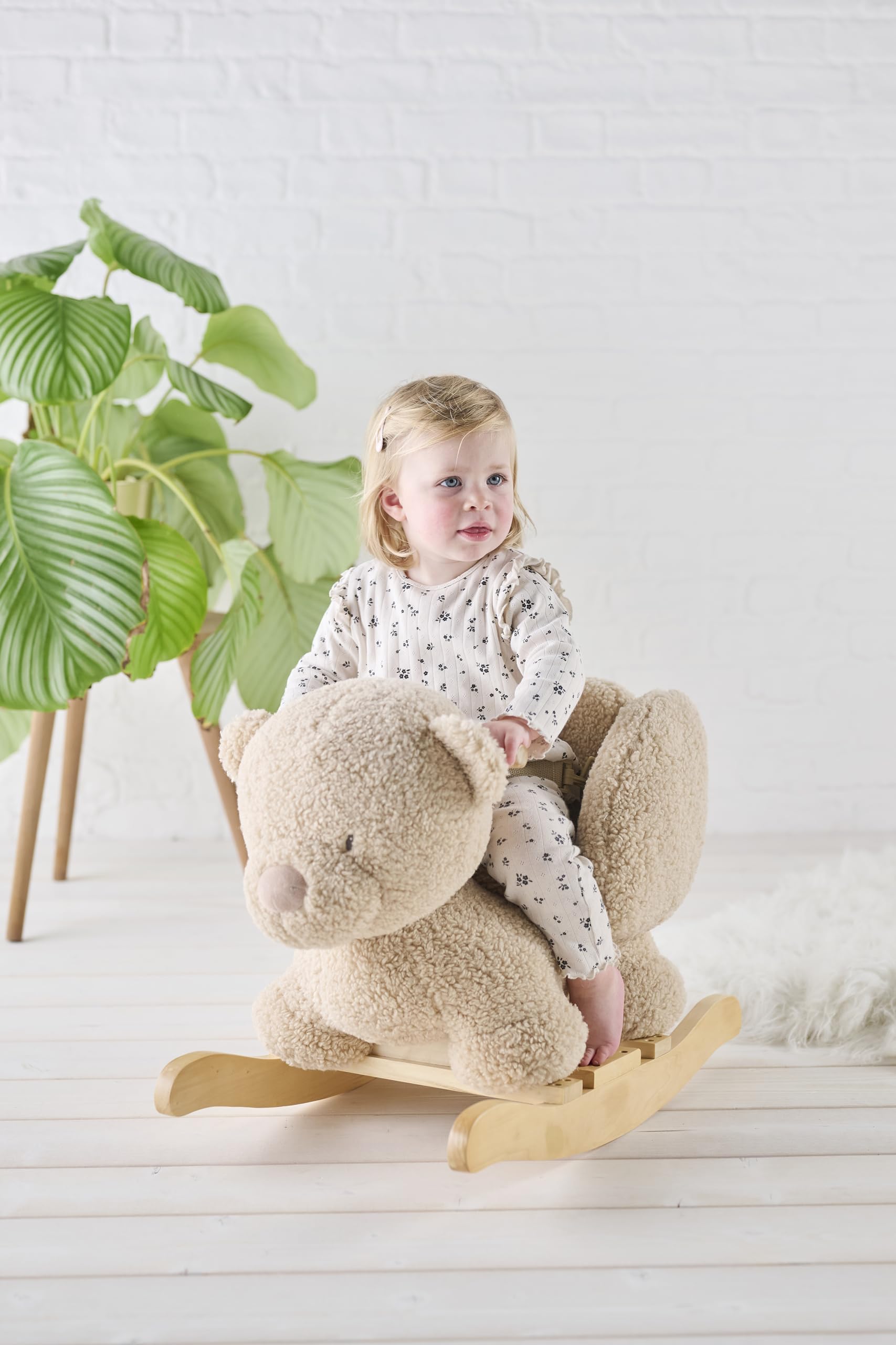 Nattou Rocking Toy Bear Teddy, 59 cm, Teddy Brown