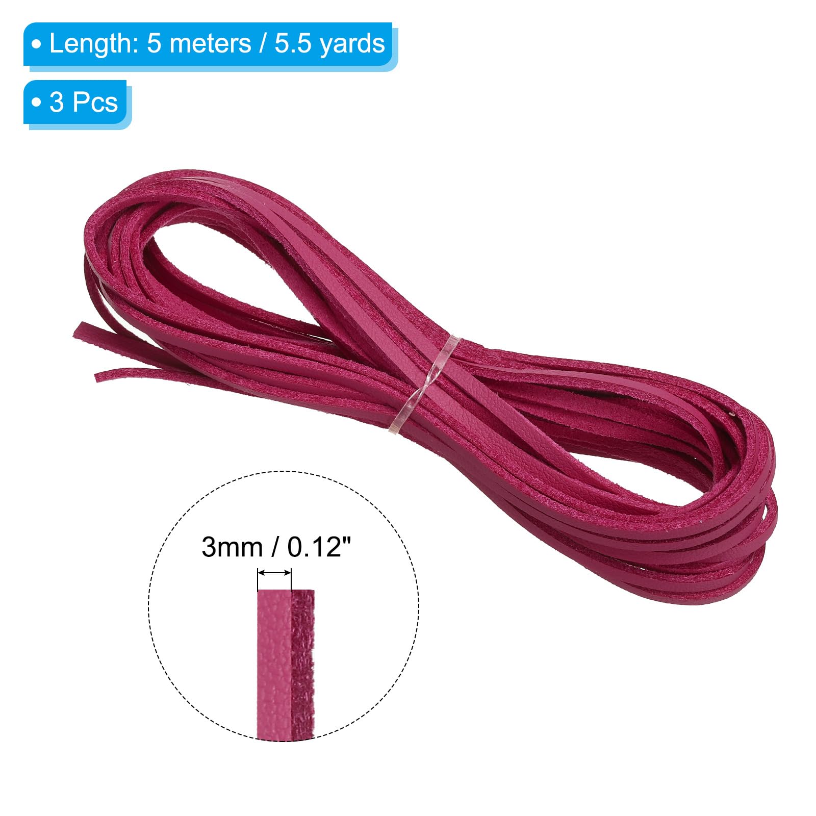 PATIKIL Faux Suede Leather Cord - Image 2
