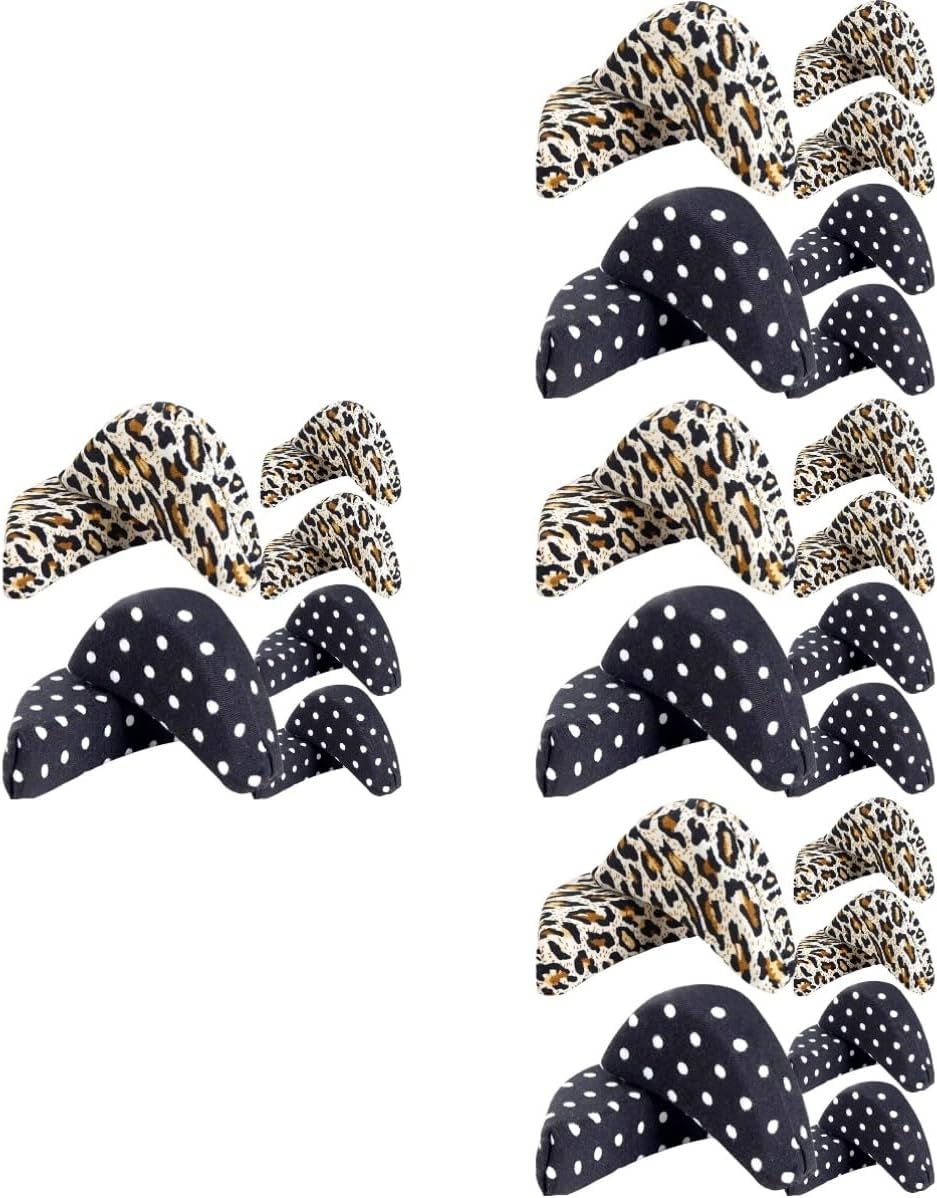NOLITOY 24pairs Soft Toe Filler Inserts for Shoes Cushioning Pads to Reduce Loose Fit Unisex Breathable Forefoot Pads for High Heels Flats Boots and Sneakers