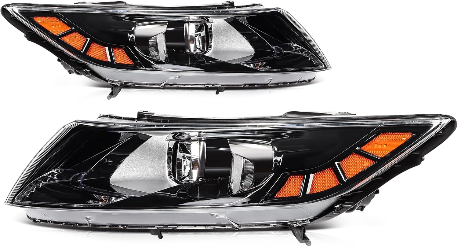OCPTY Headlight assembly Pair Replacement for 2011-2013 for KIA OPTIMA Lens Color：: Clear Bulbs Not Included 921012T121 KI2502155