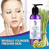 Vista 6 de Diva Stuff Crepey Skin Cream - Parche de fresa, para cara y cuerpo, aumenta el colágeno y reduce las arrugas y líneas finas, ácido hialurónico