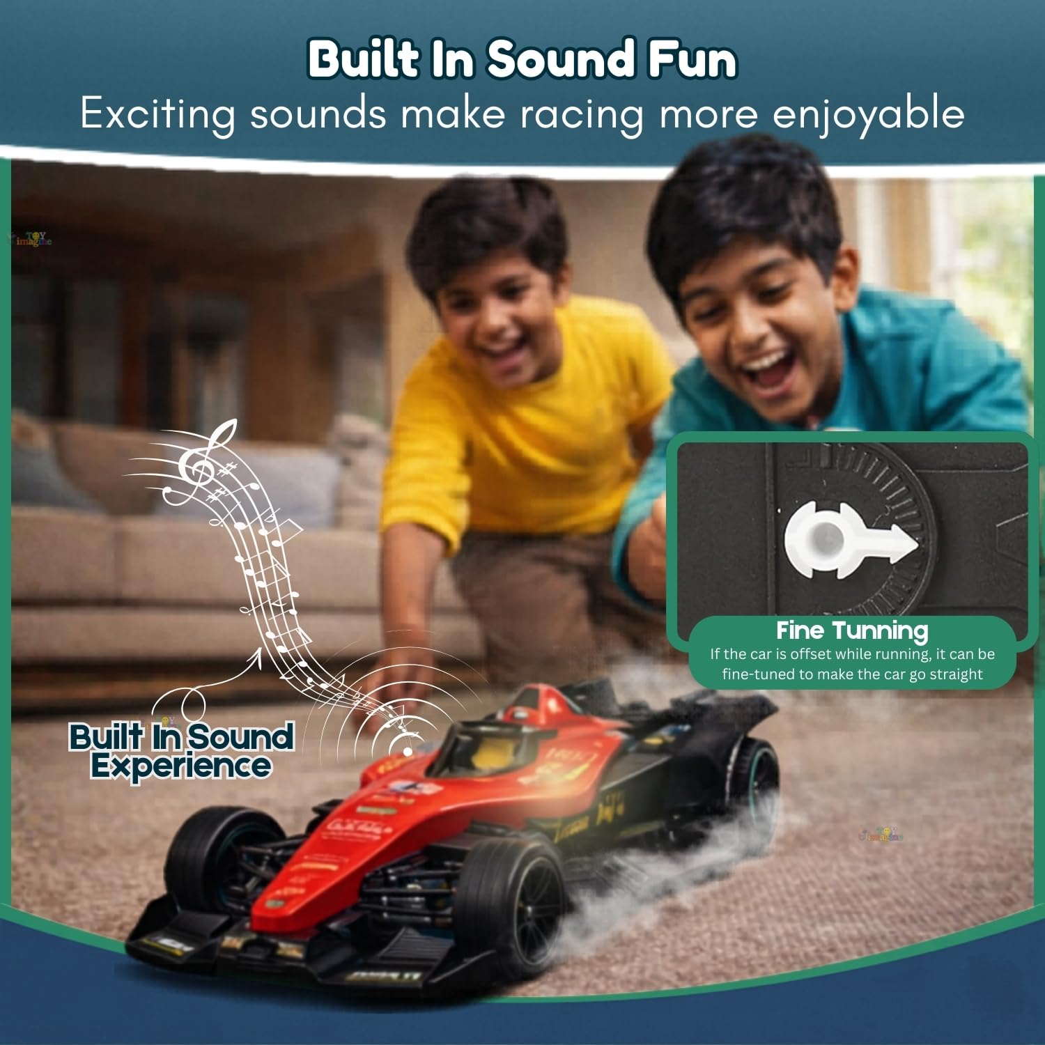 Toy Imagine 1:14 RC F1 Racing Car for Kids, 2.4GHz, Rechargeable, Red — Amazon image 7