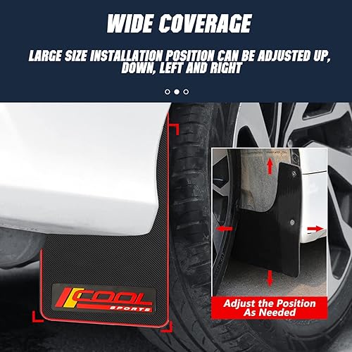 Miniatura 4 de Tamaño estándar universal de pegamento suave resistente protección contra salpicaduras de barro - Protección contra suciedad y aguanieve, 4