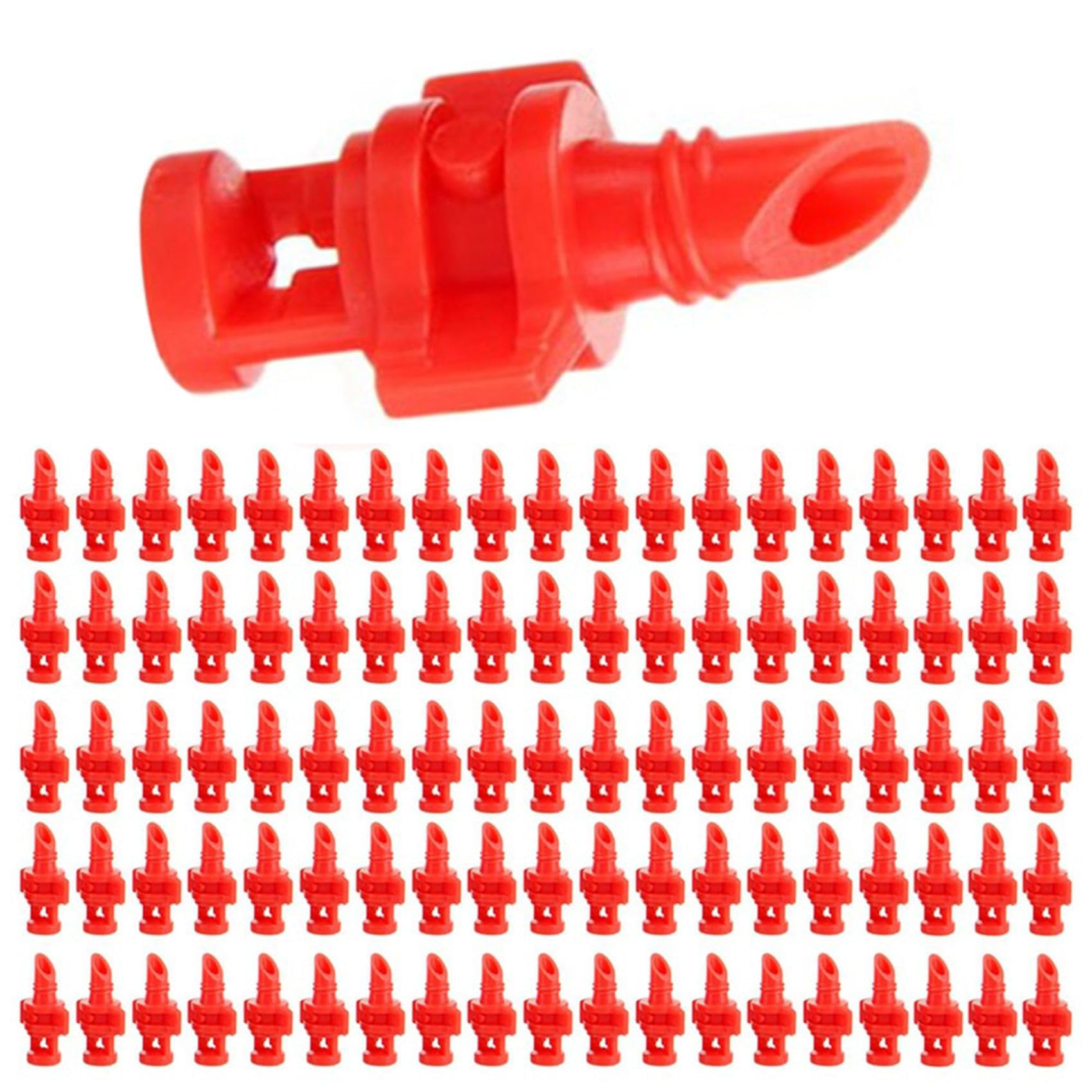 Jnchdghwa 200PCS 360 Degree Misting Nozzle Irrigation,Sprinklers Sprayer for Garden Irrigation System, Sprayer Automizing Drippers