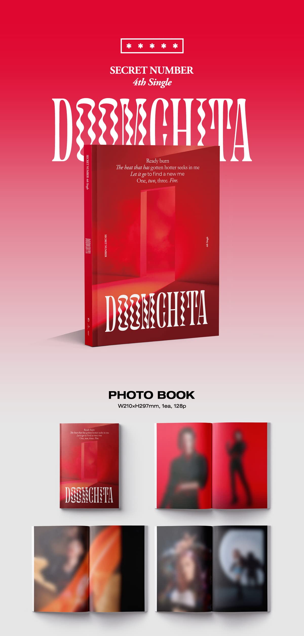 Tajny numer – DOOMCHITA (4. pojedynczy album) CD + fotoksiążka + Polaroid + karta z wiadomościami + fotokarda + składany plakat