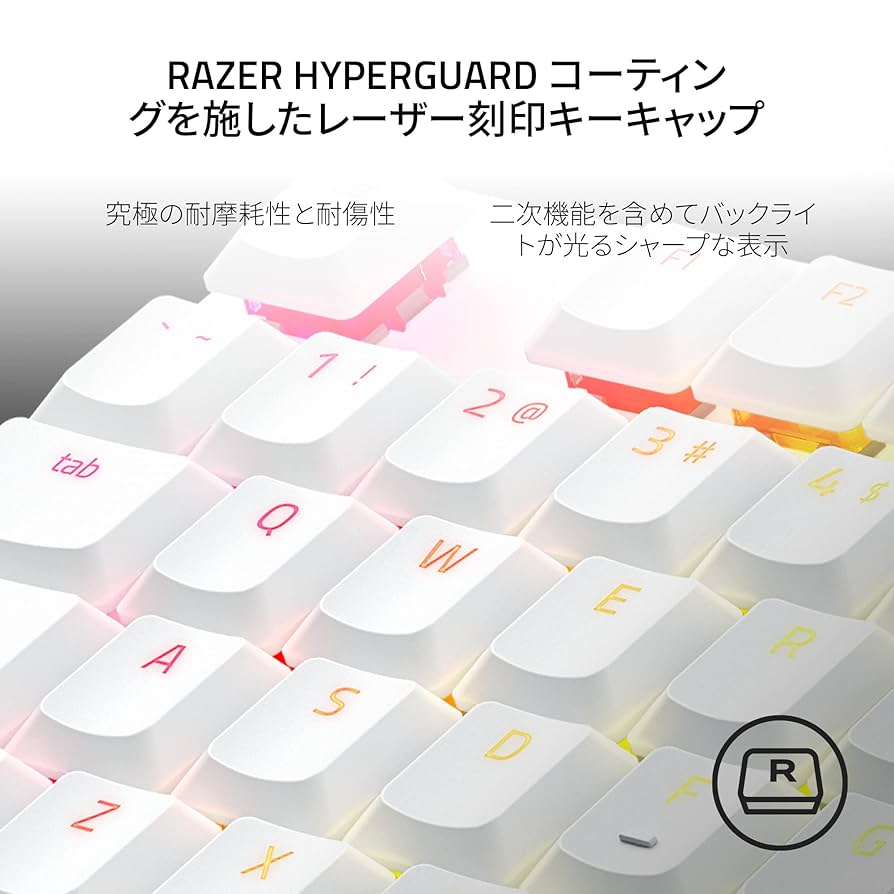 Amazon.co.jp: Razer レイザー DeathStalker V2 Pro White