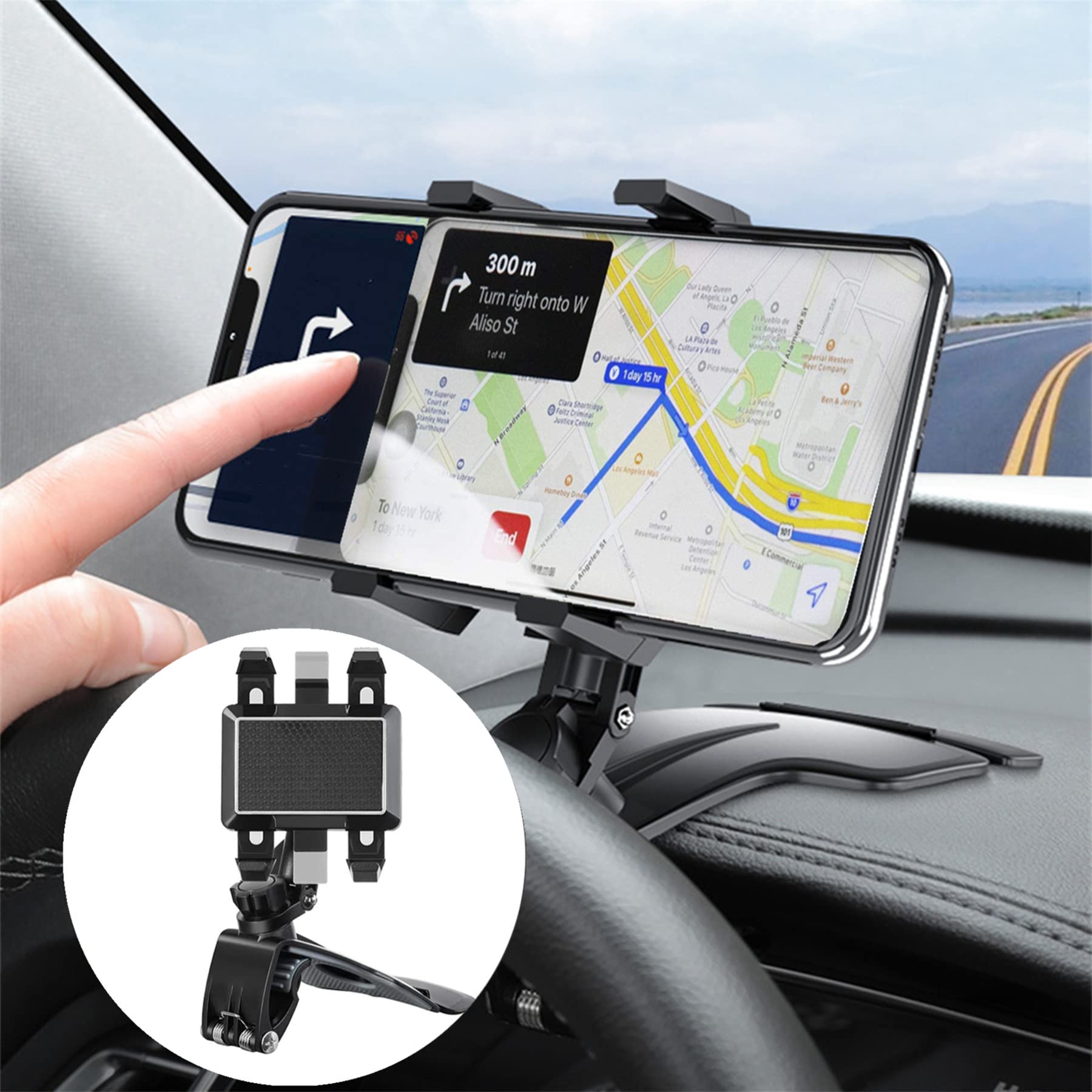 Amazplus Universal 360° Rotating Car Mobile Holder for Dashboard Adjustable and Secure Phone Mount for Easy Navigation and Safe Driving -07 (B0DFMYRNWJ) Amazon Price History, Amazon Price Tracker