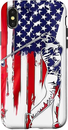 Miniatura 7 de Funda divertida de golf con bandera estadounidense para iPhone 11 Pro Max