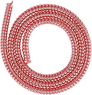 AQXYWAZQ Cubierta de Cable de Freno Resistente al Desgaste, Tubo Protector en Espiral for Scooter M365 MAX G30, Accesorios de protección.(Red)