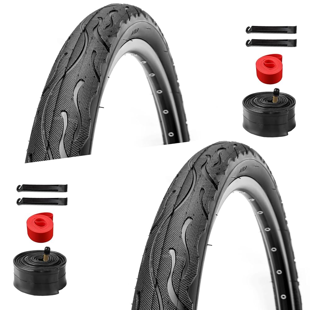 Amazon | ビーチクルーザーバイクタイヤ 26x2.125インチ 26