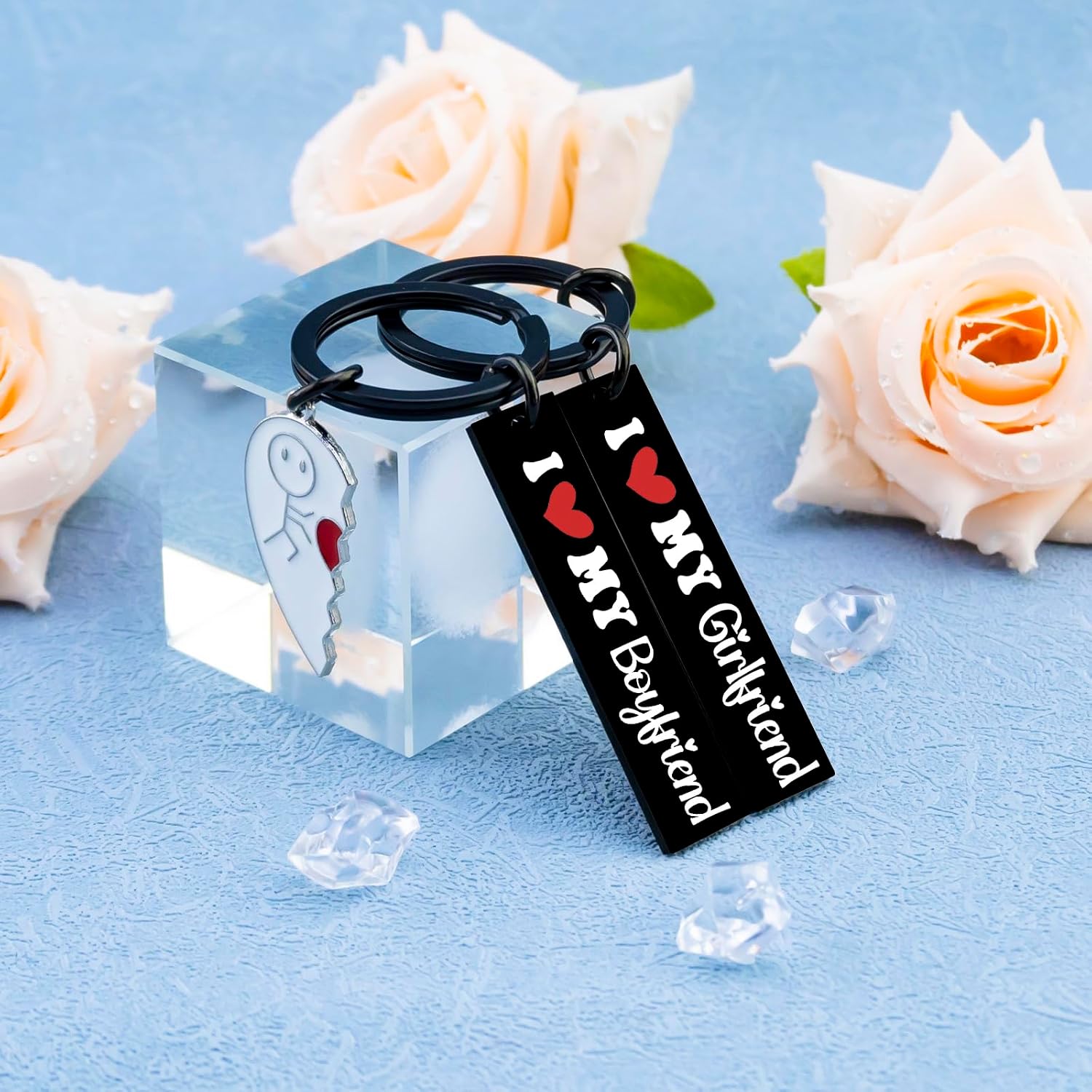 Matching Keychains for Couples Husband and Wife Bf and Gf Matching Stuff