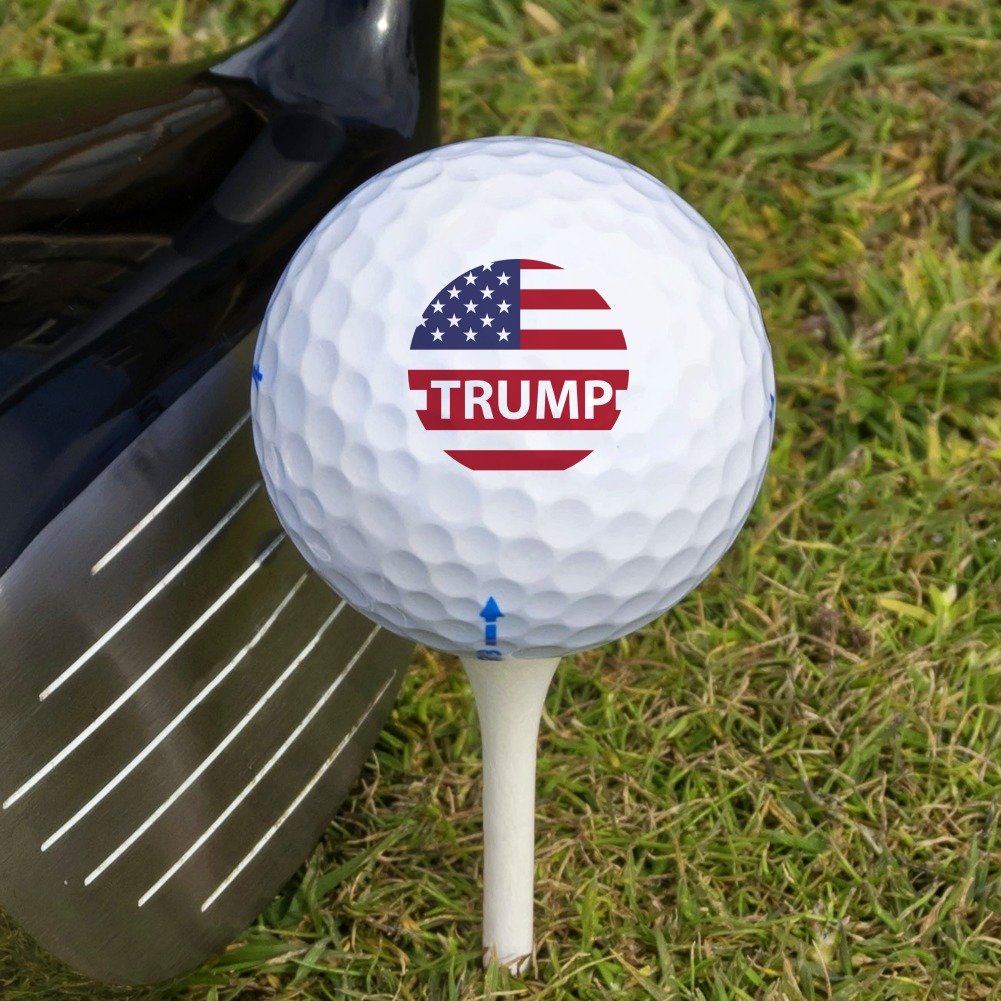 Trump 47 Golfball Von Westmon Works - Sammlerstück Mit Logo, Ideal Als Geschenk Für Golfer & Fans