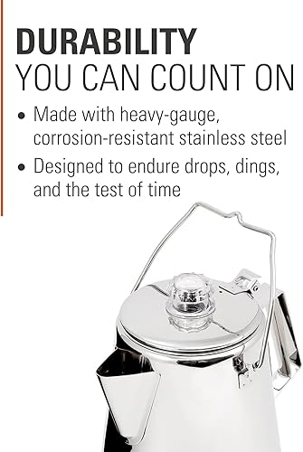 Miniatura 3 de GSI Sports Products - 65006 cafetera de filtro de acero inoxidable