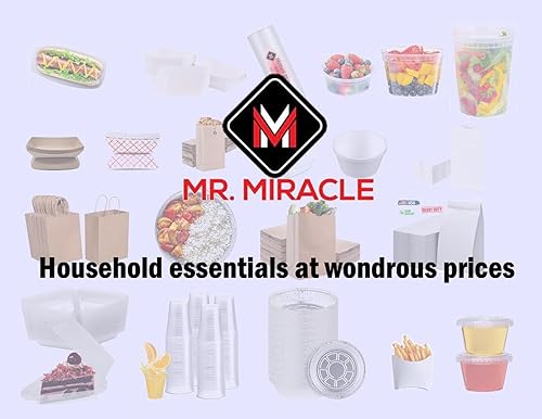 Miniatura 8 de Mr Miracle Vasos de plástico de 9 onzas, desechables y duraderos, paquete de 80 unidades, vasos de plástico transparente de 9 onzas, ideales para