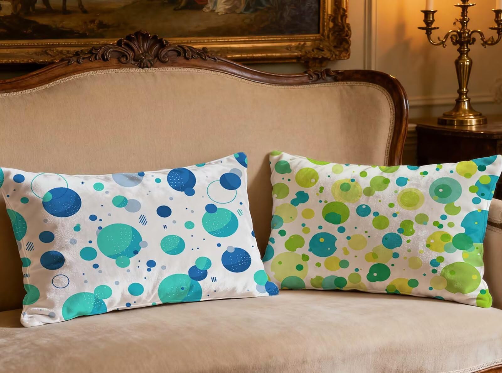 Housse de coussin velours 80x100cm blanc lot de 2, texture douce et élégance nordique