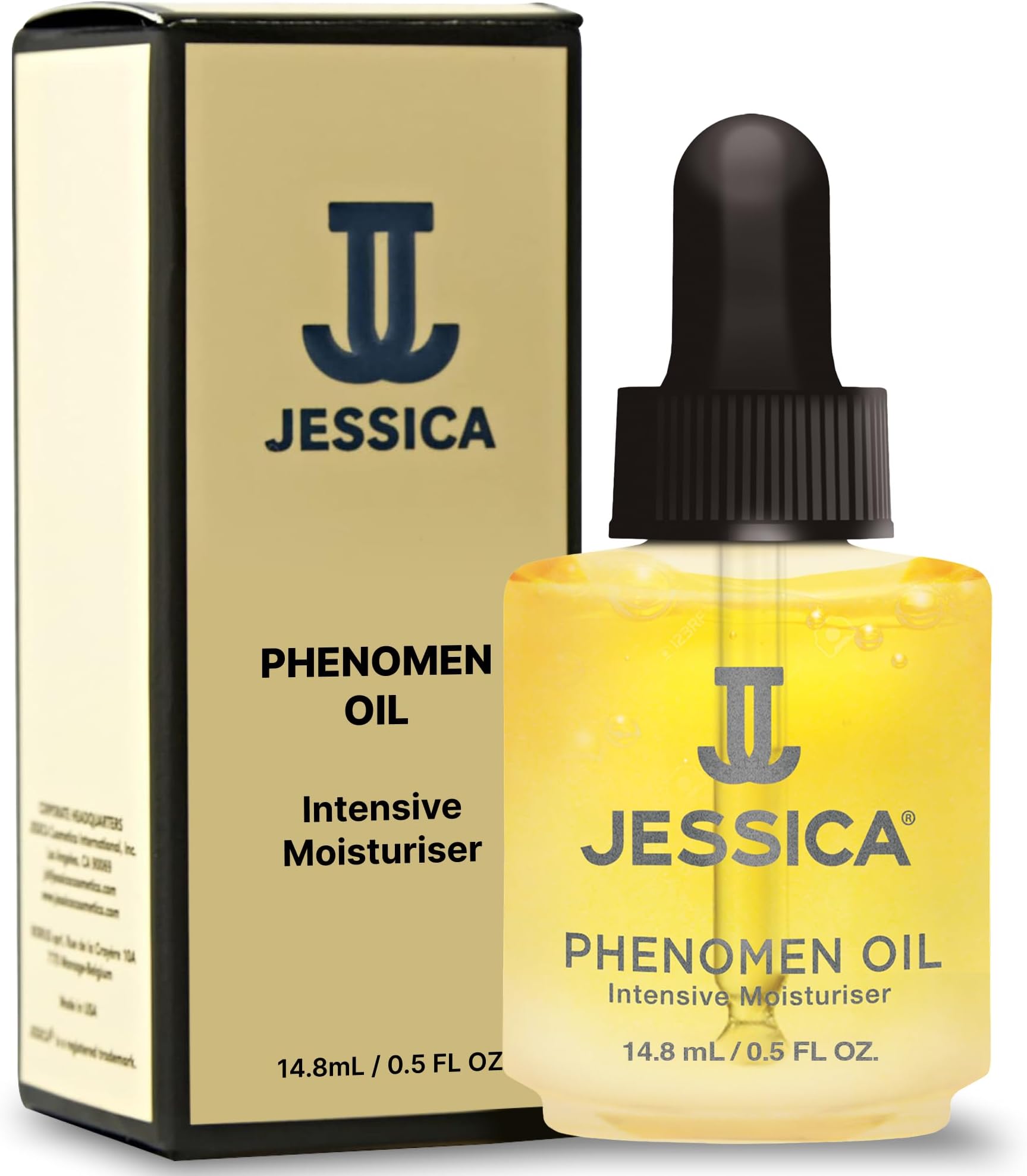 Phenomen Cuticle Oil for Nails, Intensive Moisturiser, Natural Jojoba, Almond and Rice Oils, Heals, Rehydrates, 14.8ml