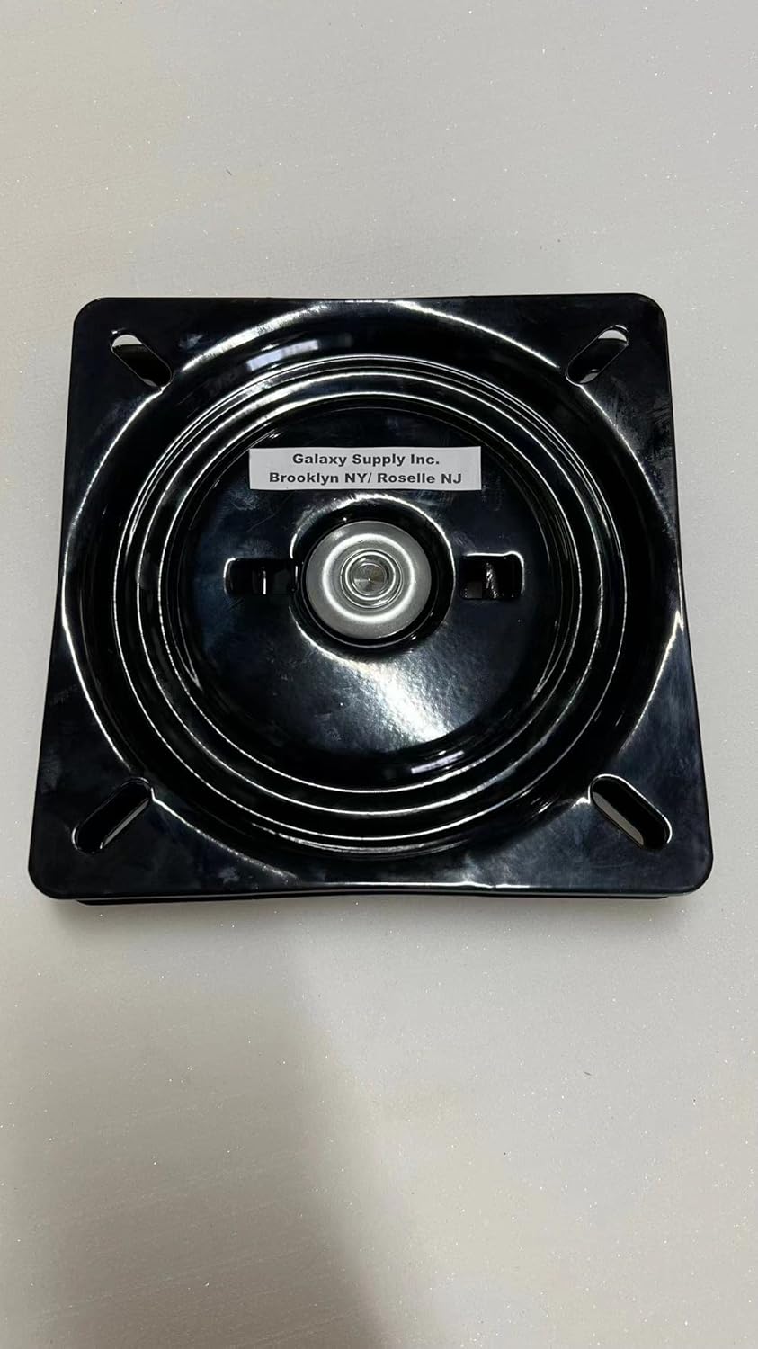 90 Degree Both Direction Auto Return Heavy Duty 7" Bar Stool Swivel Replacement for Chair & Bar Stool Square Swivel Furniture Replacement Sold By 2 Pcs