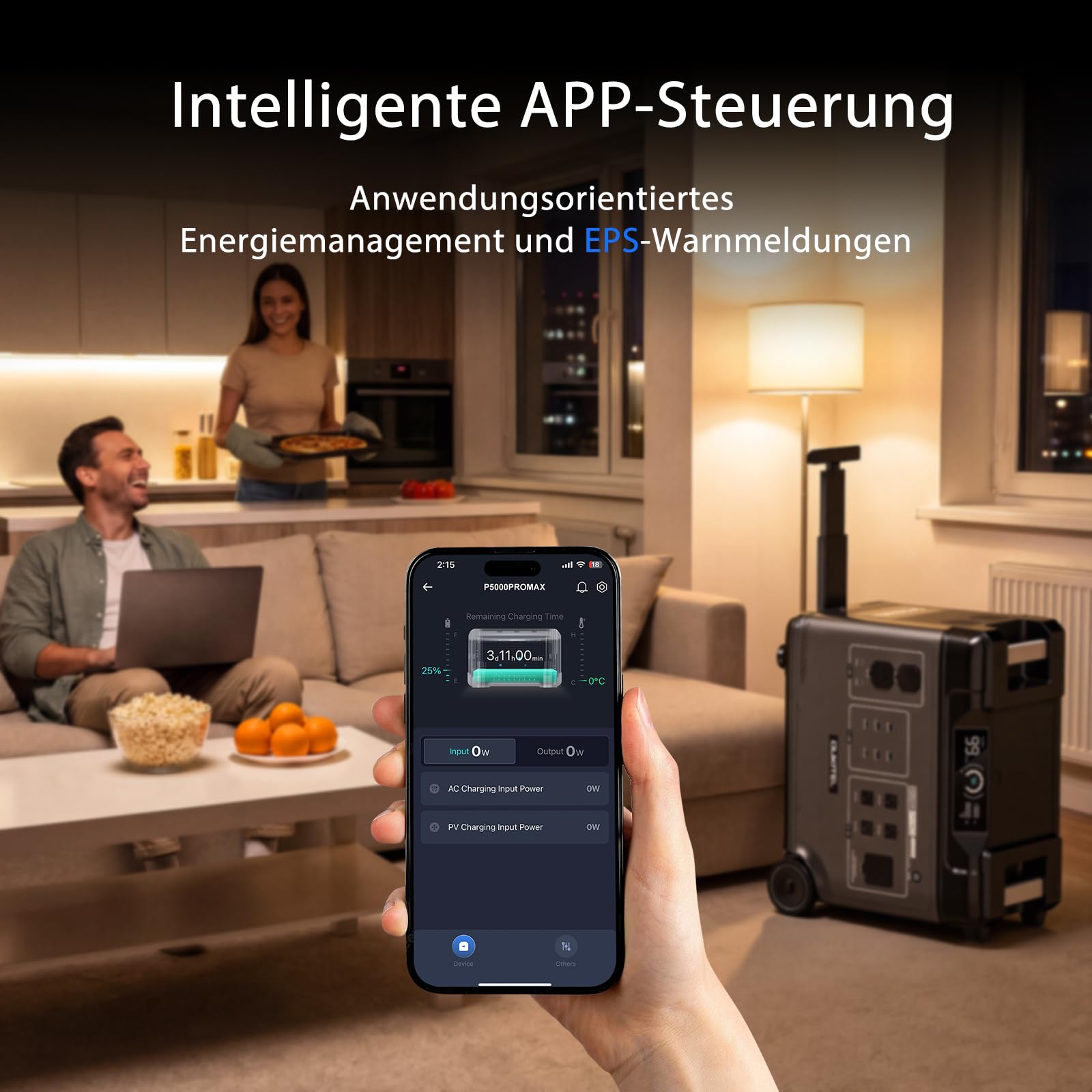 OUKITEL P5000 Plus Powerstation 5120Wh Notstromaggregat Solar für Haus
